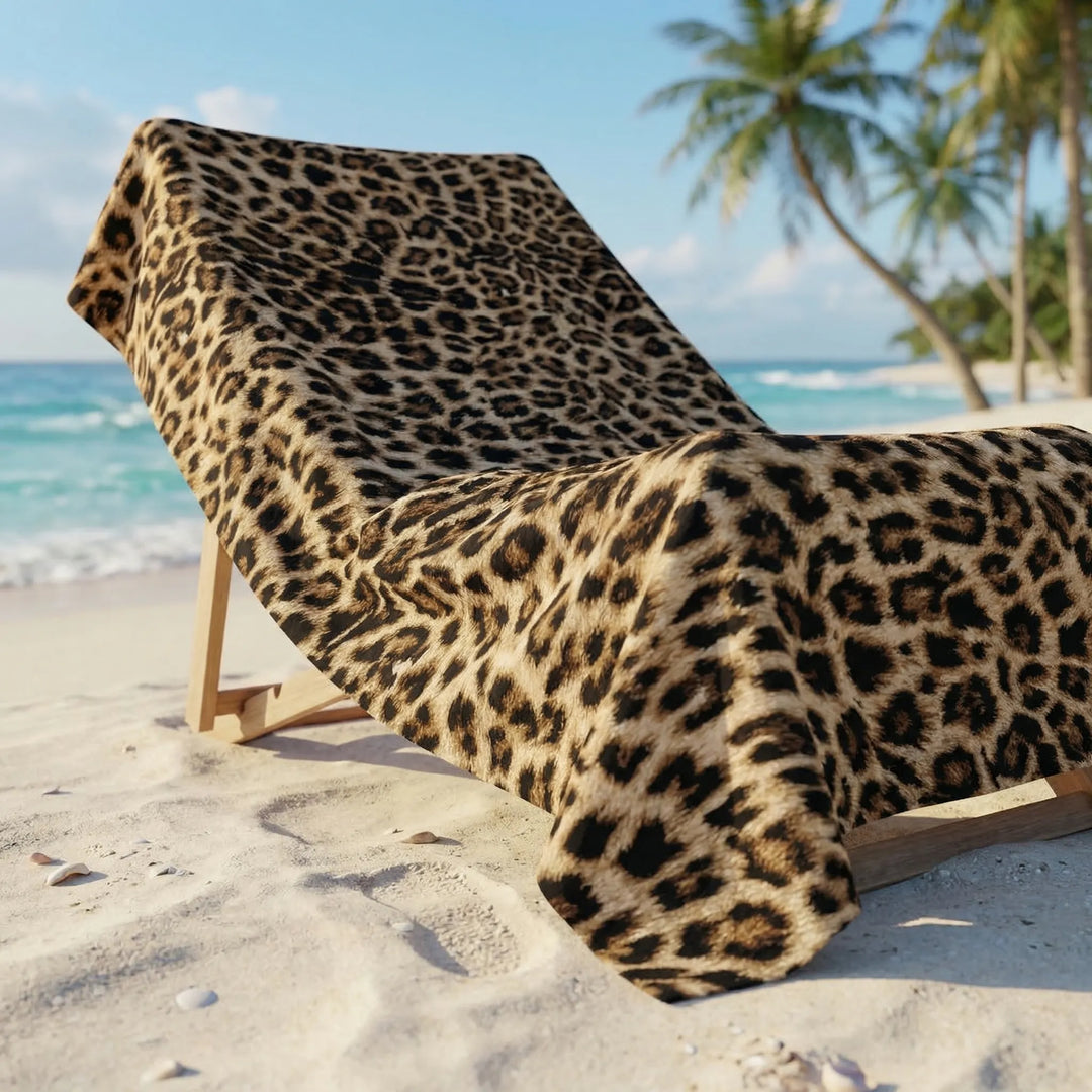 Quick-Drying Leopard Print Beach Towel - Prowla