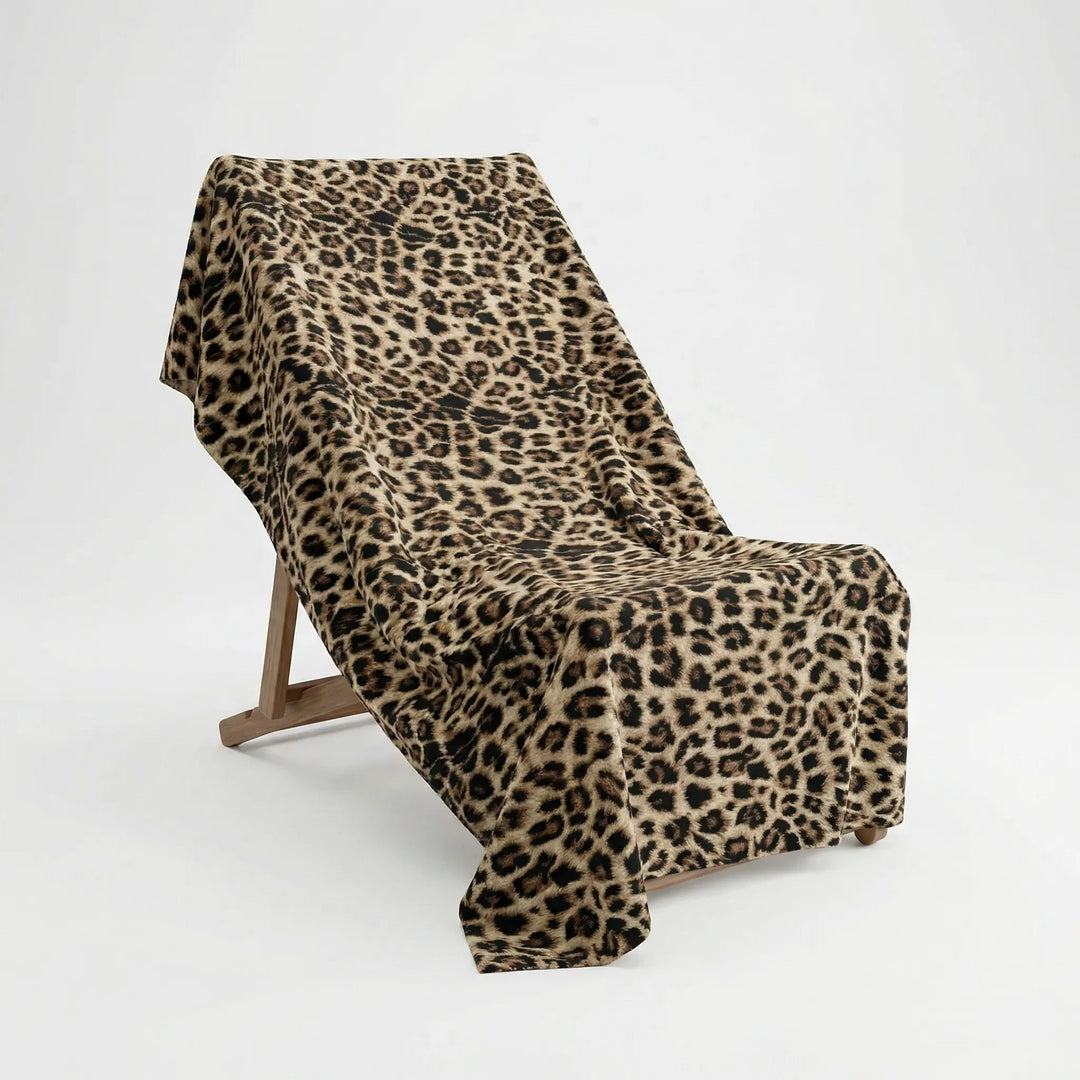 Quick-Drying Leopard Print Beach Towel - Prowla