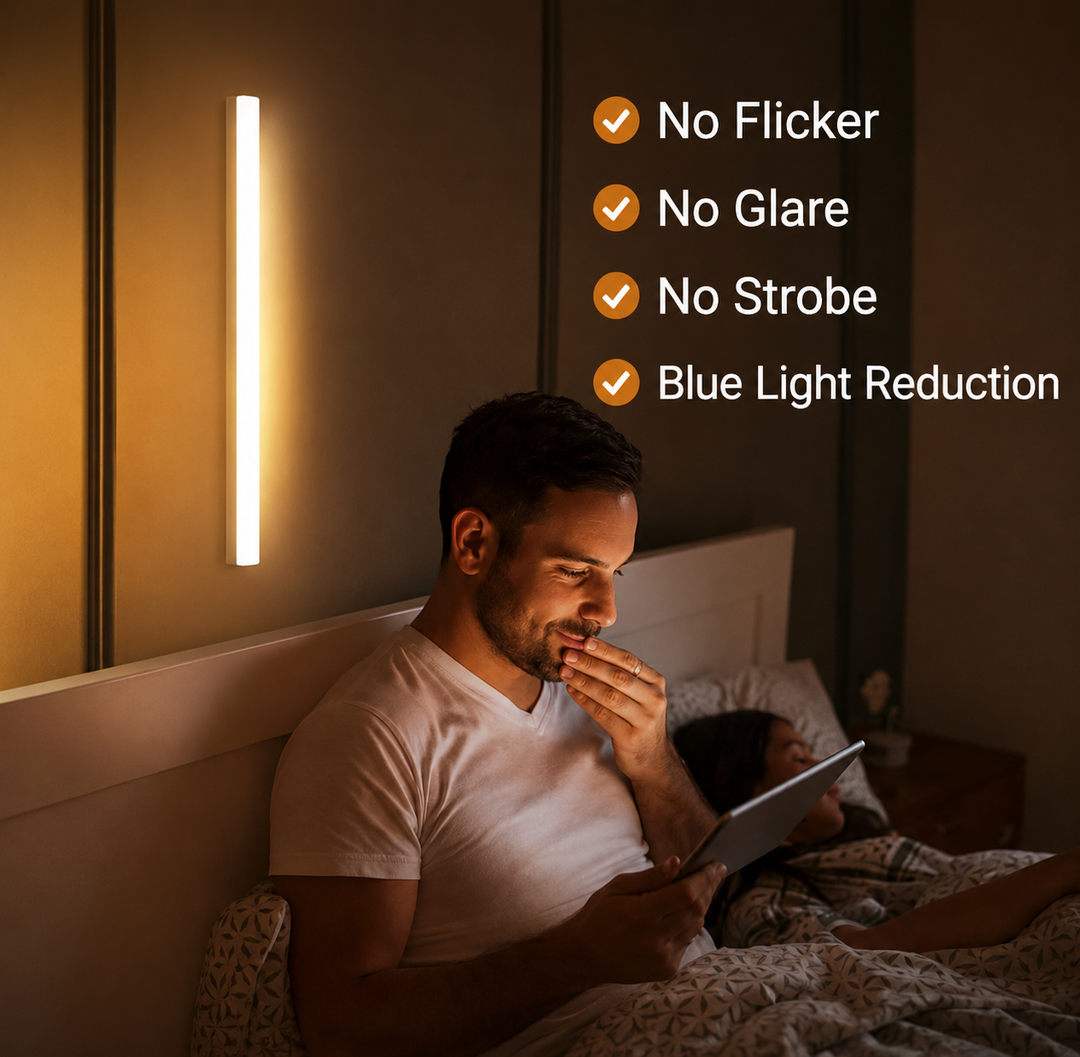 Motion Sensor LED Light Bar | Cordless Warm Night Light 5