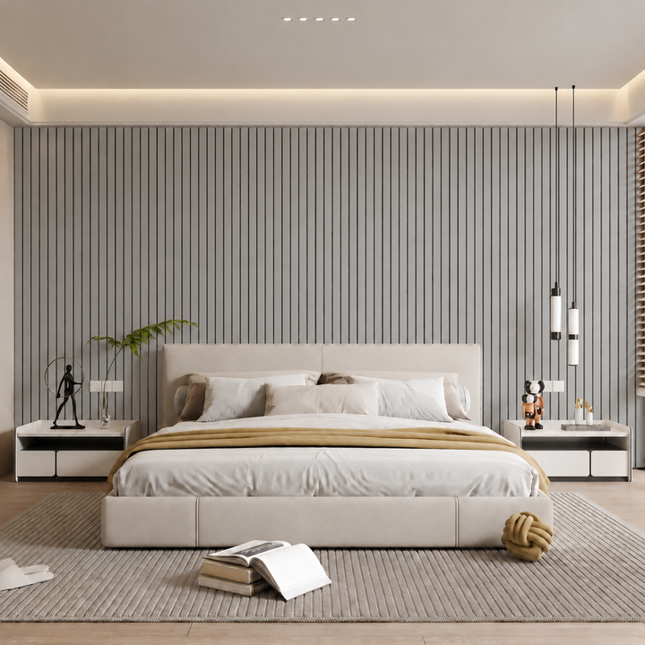 Self-Adhesive Peel and Stick 3D Slat Wall Panel Rolls 14