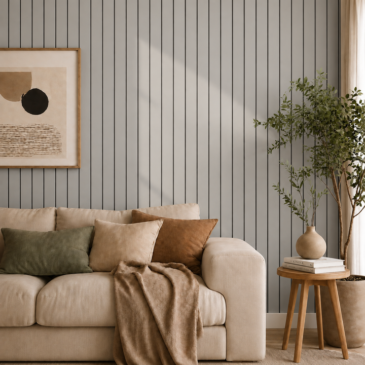 Self-Adhesive Peel and Stick 3D Slat Wall Panel Rolls 15