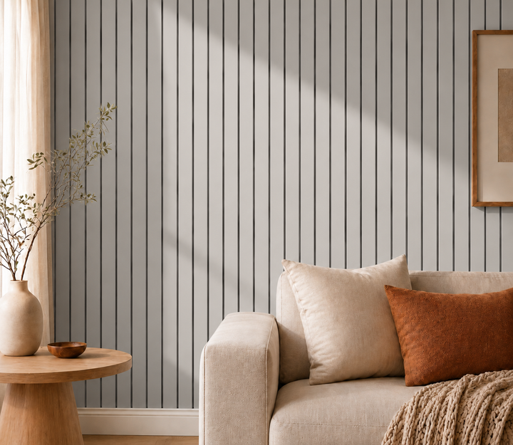 Self-Adhesive Peel and Stick 3D Slat Wall Panel Rolls 16
