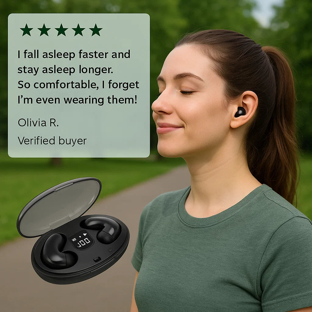 Ergonomic Sleep Earbuds for Side Sleepers, Bluetooth 5.3 Wireless 7