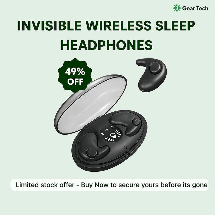 Ergonomic Sleep Earbuds for Side Sleepers, Bluetooth 5.3 Wireless 8