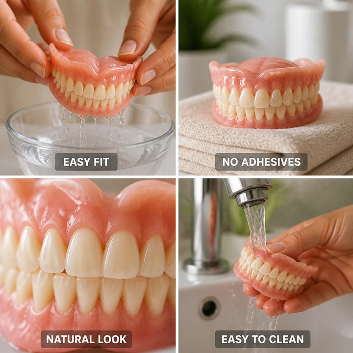 Denture Set Heat-Forming Custom Fit No Adhesive Needed 3