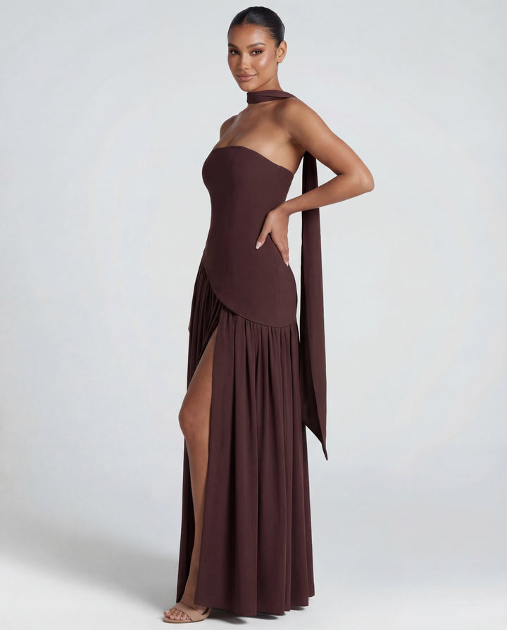 Twilight Maxi Dress in Lightweight Flowing Fabric 4
