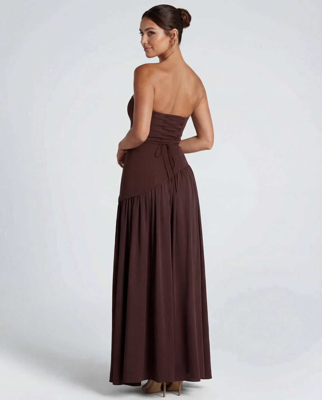 Twilight Maxi Dress in Lightweight Flowing Fabric 2