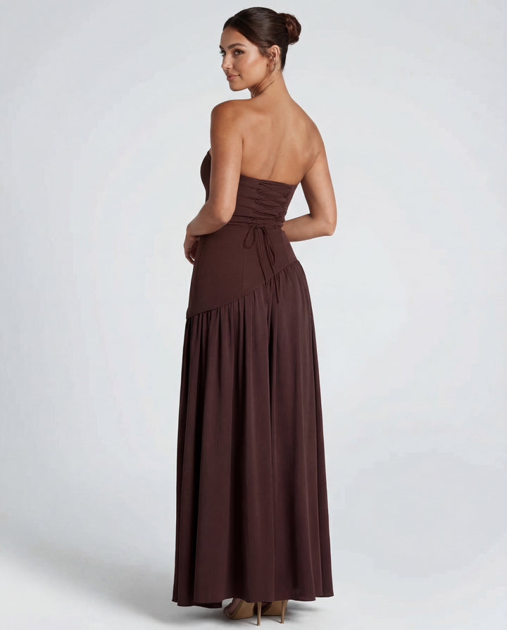 Twilight Maxi Dress in Lightweight Flowing Fabric 2