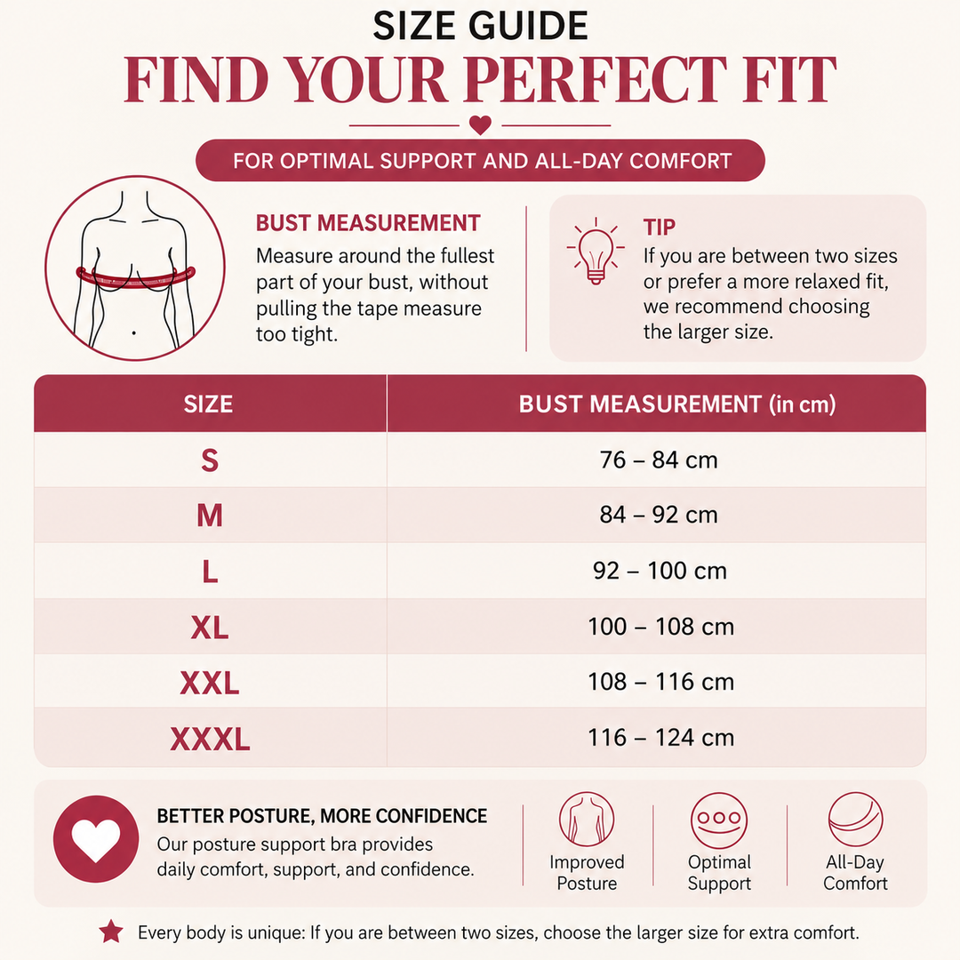 Supportive Posture-Correcting Bra