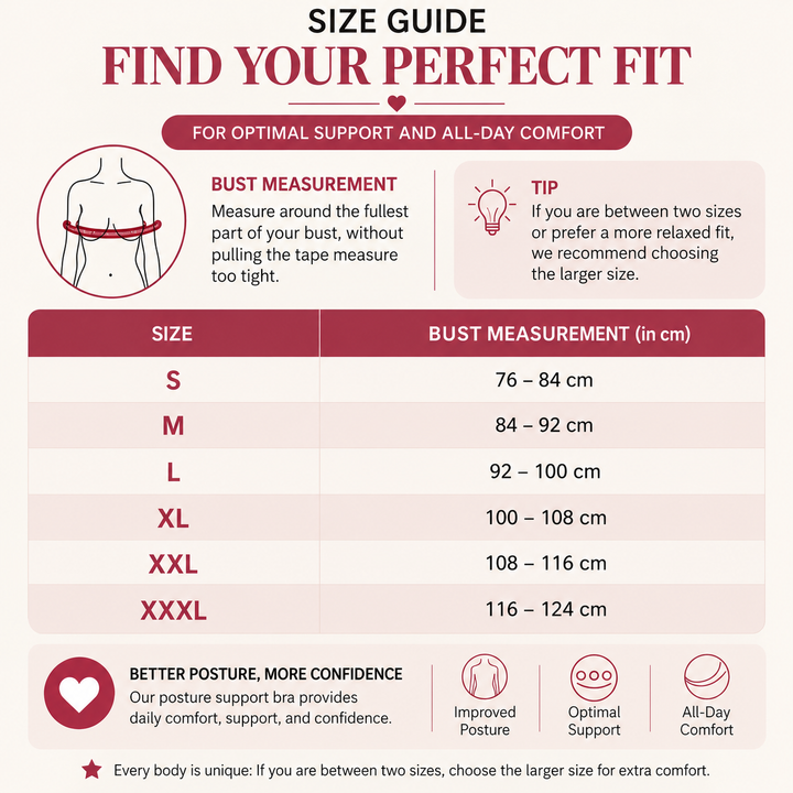 Supportive Posture-Correcting Bra