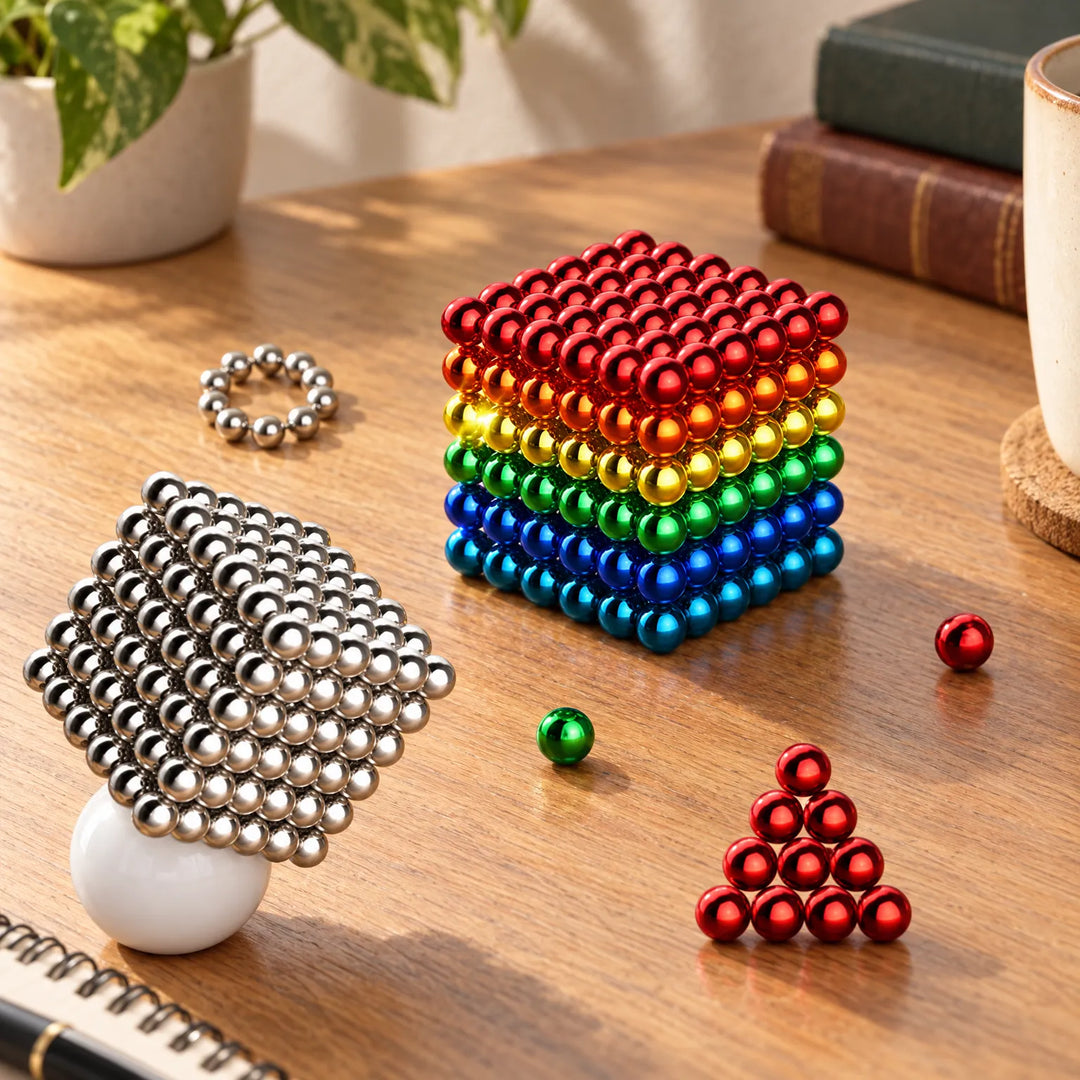 Magnetic Balls Sculpting Kit - Creative Building Toy Set