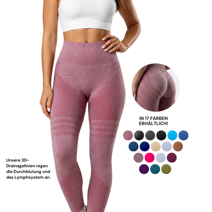 Curvay 3D Sculpt Leggings - Cellulite-Smoothing Compression 1