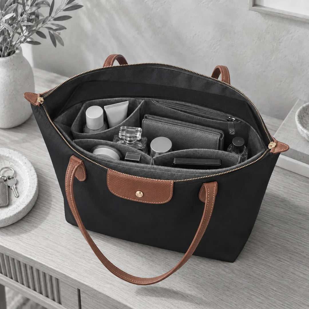 Makeup Purse Organizer Insert For Tote Bags