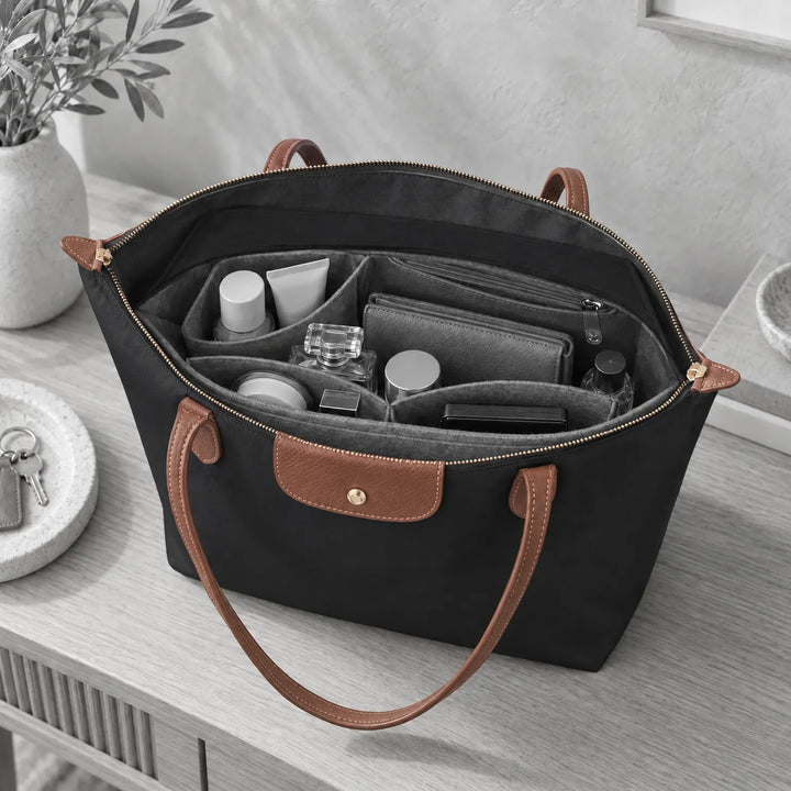 Makeup Purse Organizer Insert For Tote Bags