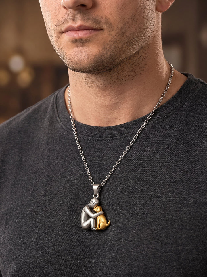 Elegant Pet Silhouette Pendant Necklace with Adjustable Chain 11