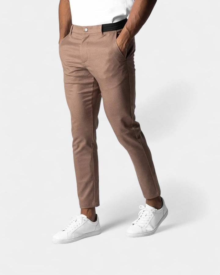 Men's Slim Tapered Stretch Pants for Work and Everyday Wear 5