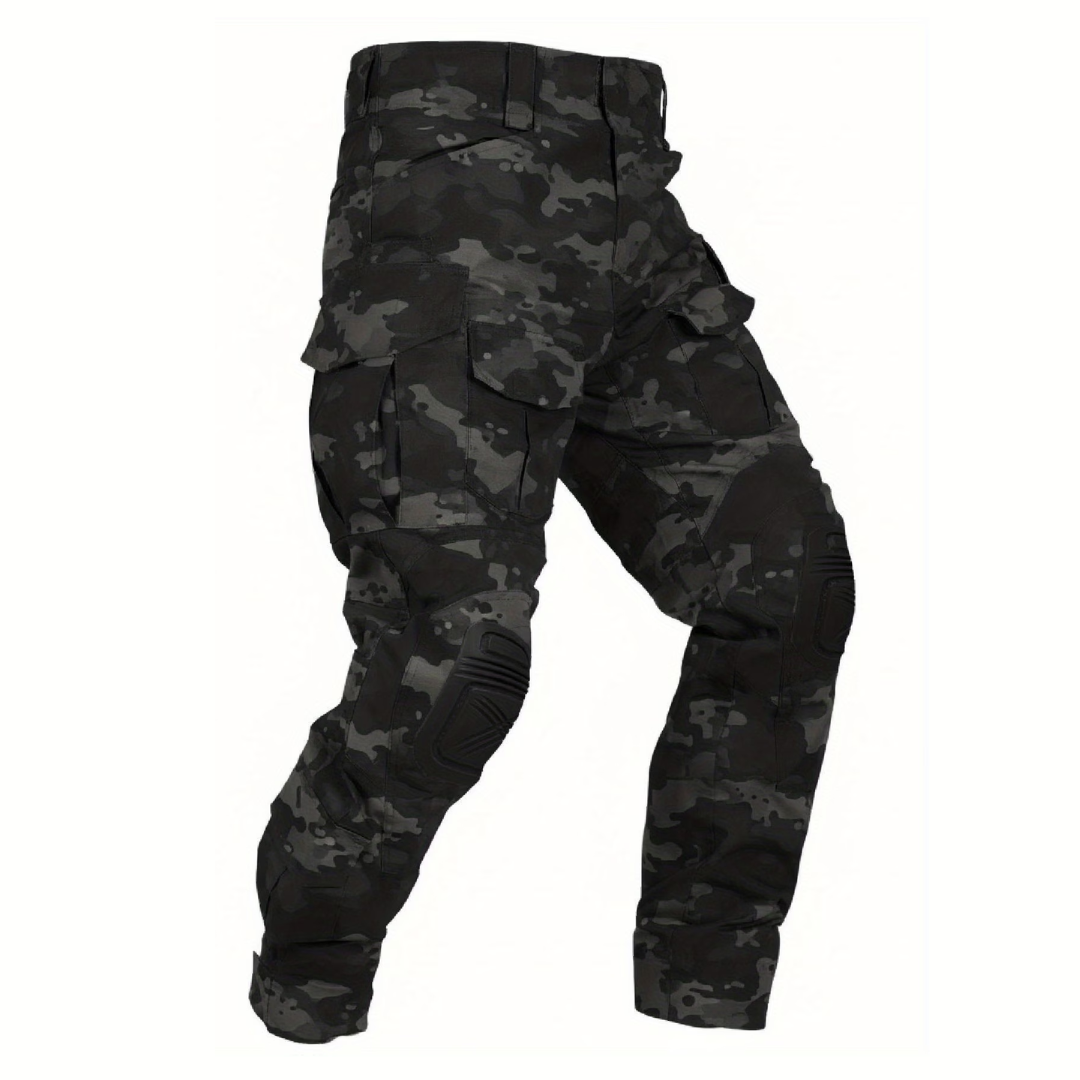 Men's Tactical Cargo Work Pants with 10 Pockets and Reinforced Knees 14