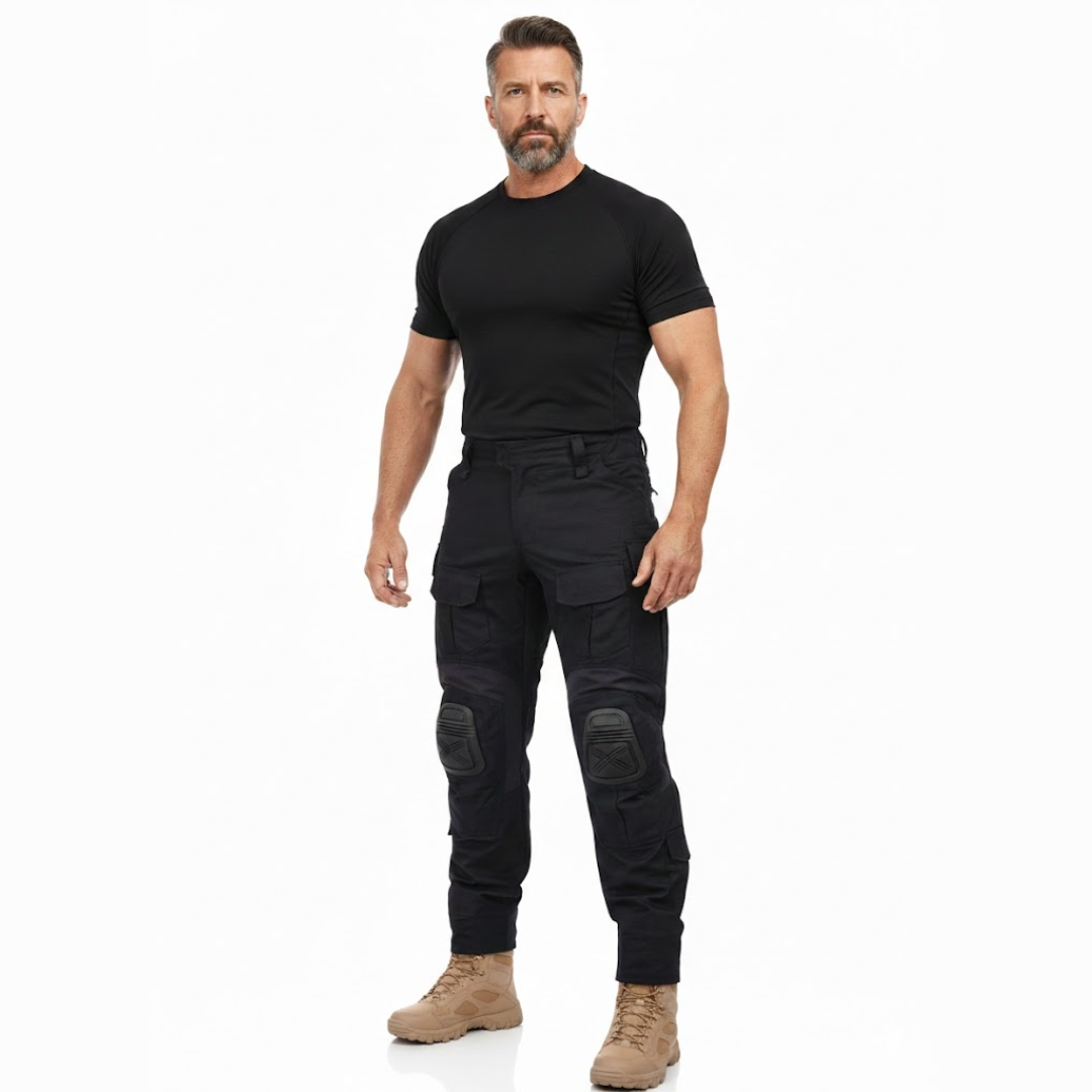 Men's Tactical Cargo Work Pants with 10 Pockets and Reinforced Knees 7
