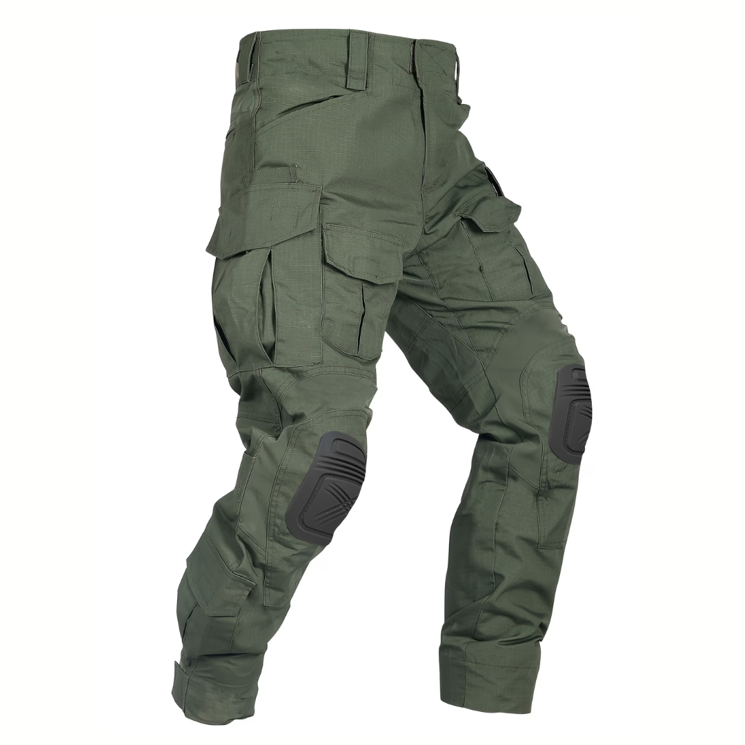 Men's Tactical Cargo Work Pants with 10 Pockets and Reinforced Knees 12