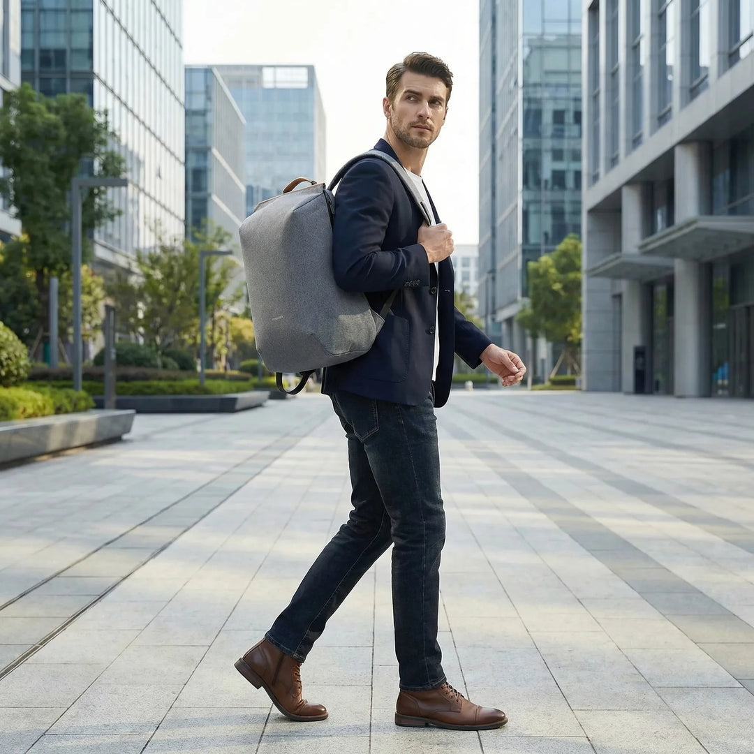 Minimalist Structured Laptop Backpack - Commutra
