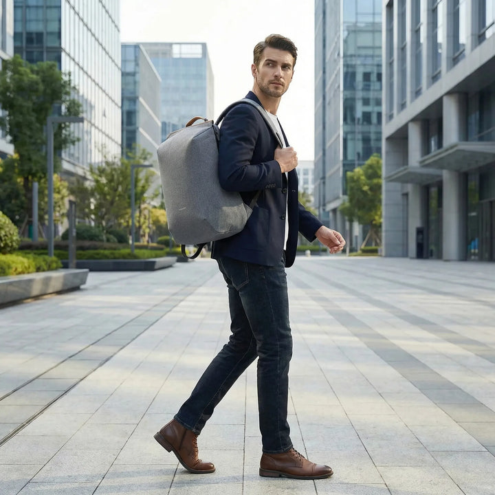 Minimalist Structured Laptop Backpack - Commutra