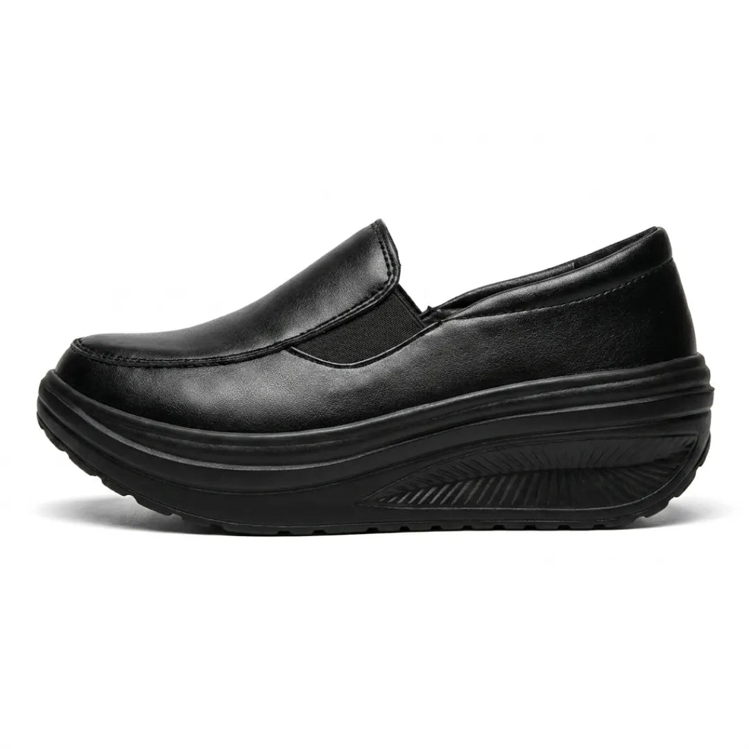 Women's Comfortable Slip-On Shoes with Cushioned Wedge Sole 1