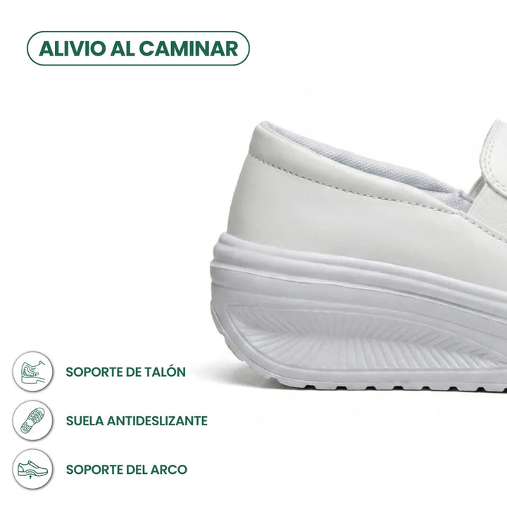 Women's Comfortable Slip-On Shoes with Cushioned Wedge Sole 13