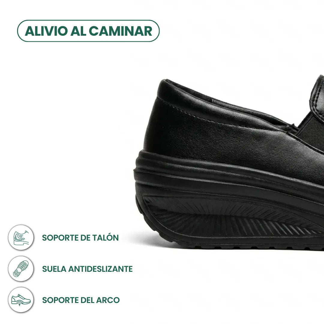 Women's Comfortable Slip-On Shoes with Cushioned Wedge Sole 4