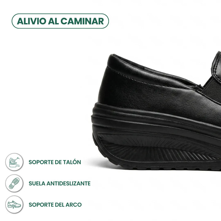 Women's Comfortable Slip-On Shoes with Cushioned Wedge Sole 4