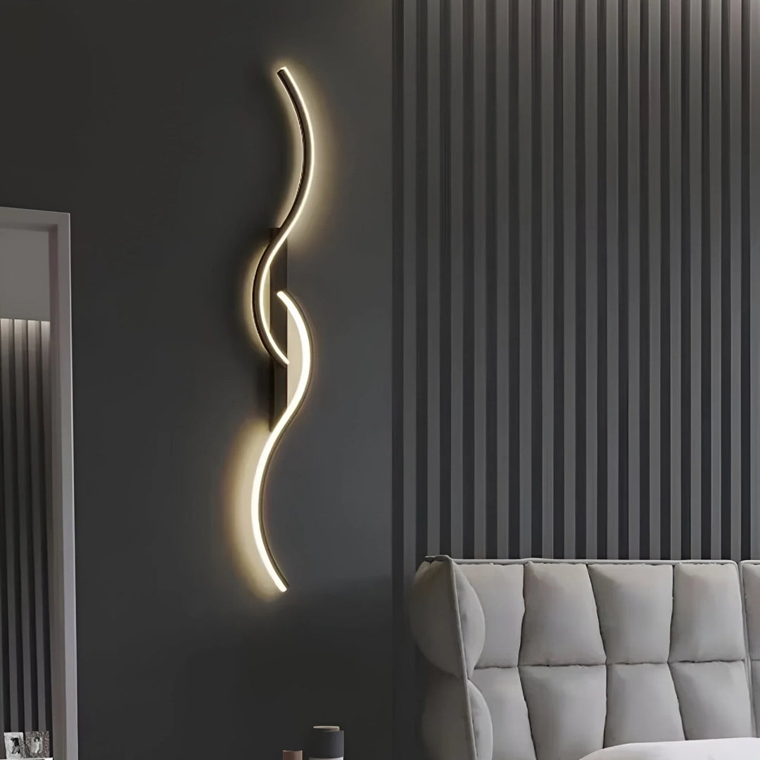 Modern Indoor Wall Light with Curved Design 6