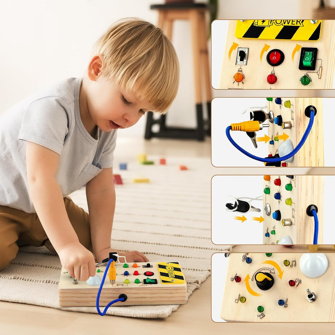 Montessori LED Busy Board - Learn Through Play 2