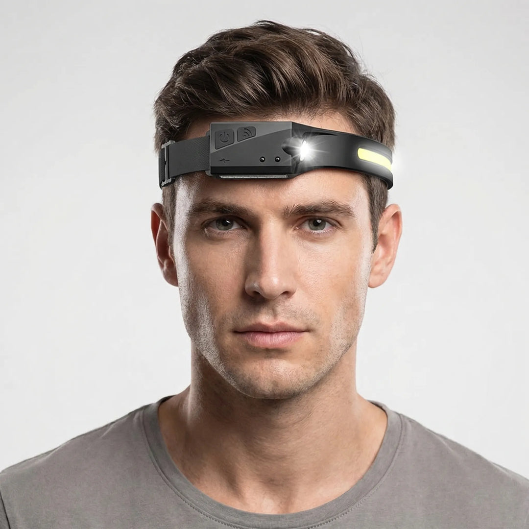 Motion Sensor Rechargeable Headlamp - Lumiva