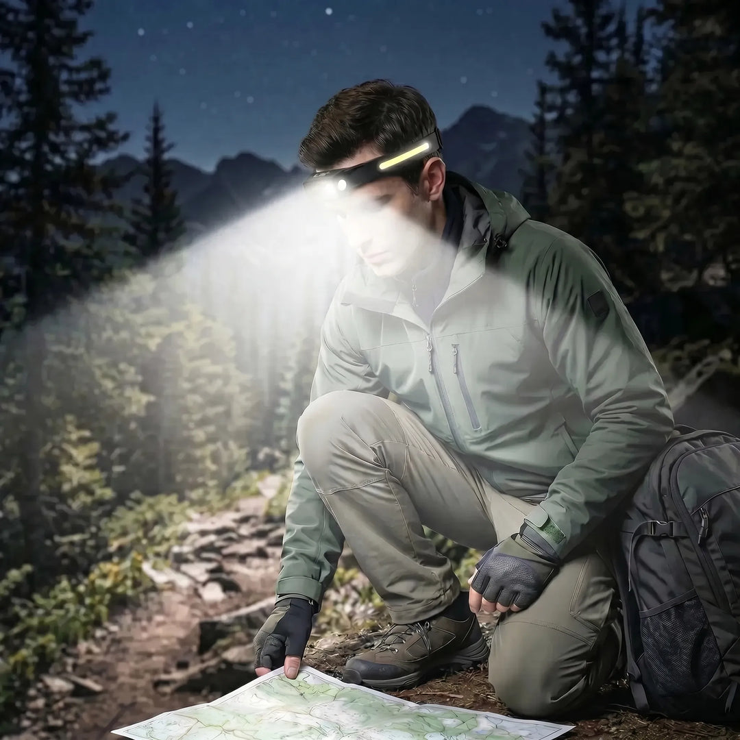 Motion Sensor Rechargeable Headlamp - Lumiva