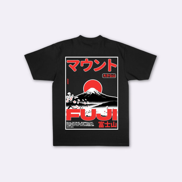 Mount Fuji Oversized Japanese-Style T-Shirt 2