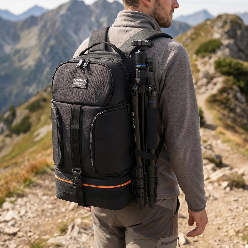 Multi-Compartment Camera Backpack - Lensora