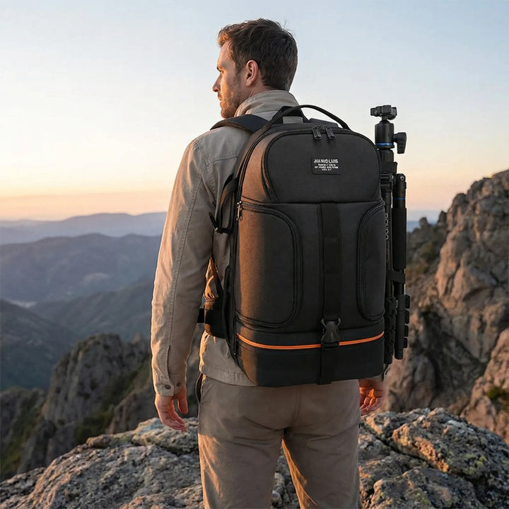 Multi-Compartment Camera Backpack - Lensora