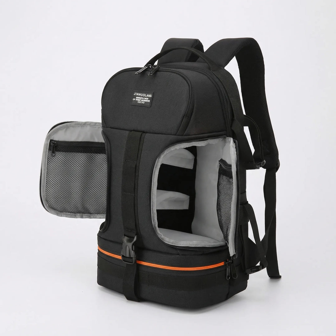 Multi-Compartment Camera Backpack - Lensora
