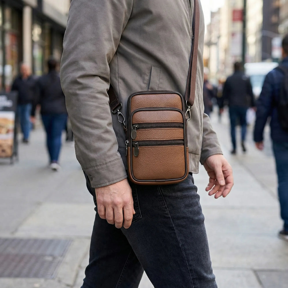 Multi-Compartment Crossbody Bag - Vexaro