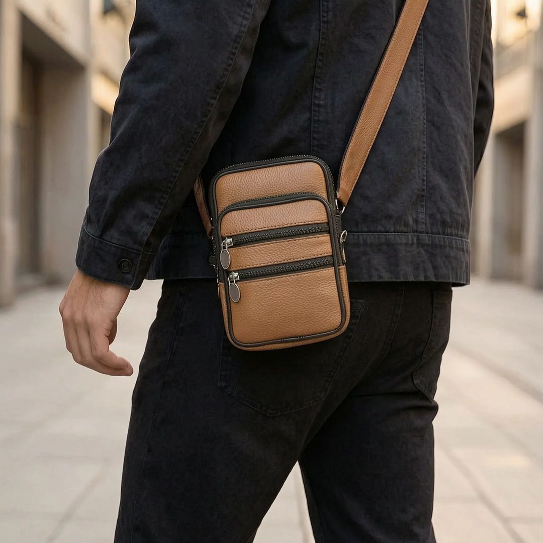 Multi-Compartment Crossbody Bag - Vexaro