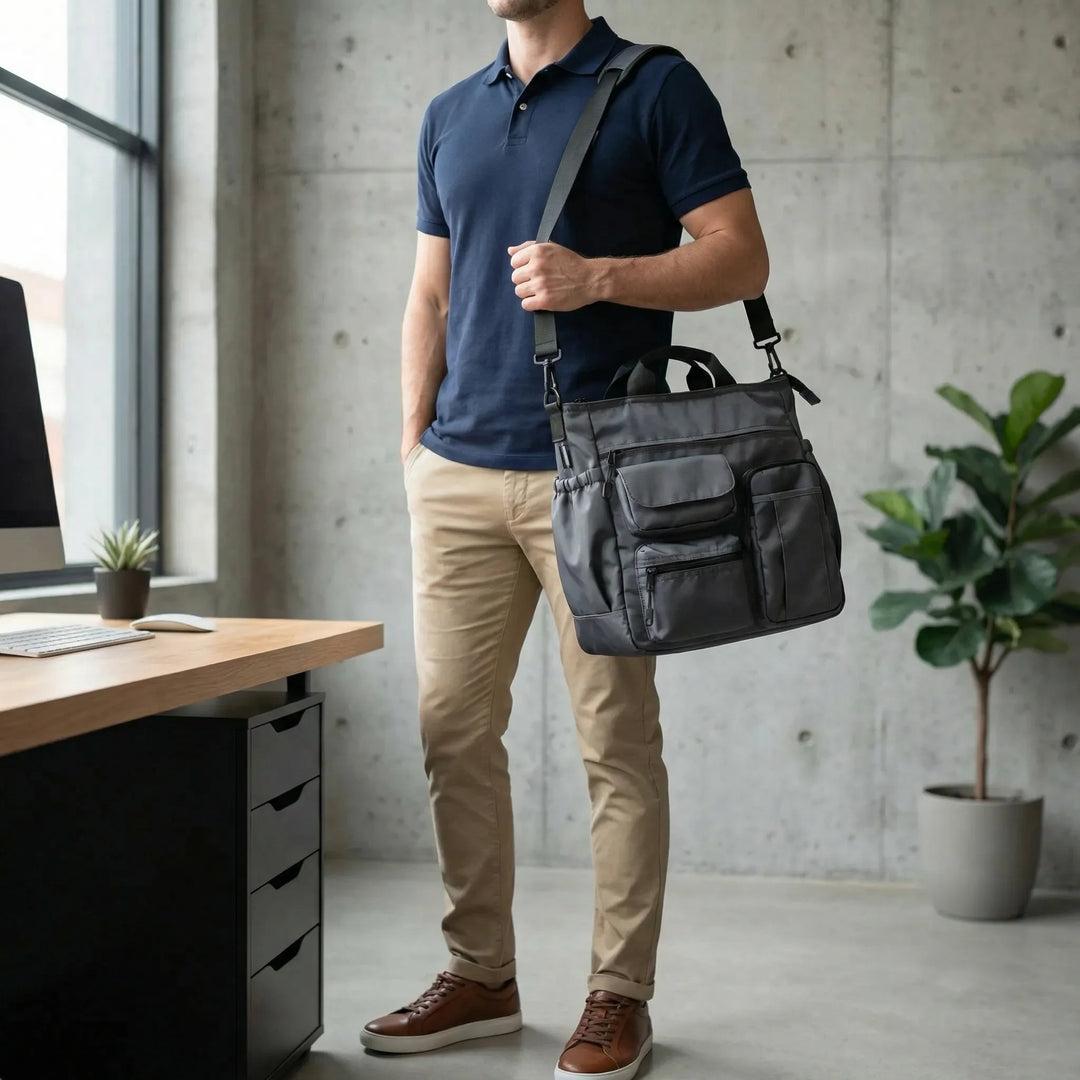 Multi-Compartment Daily Office Briefcase - Kinetiq