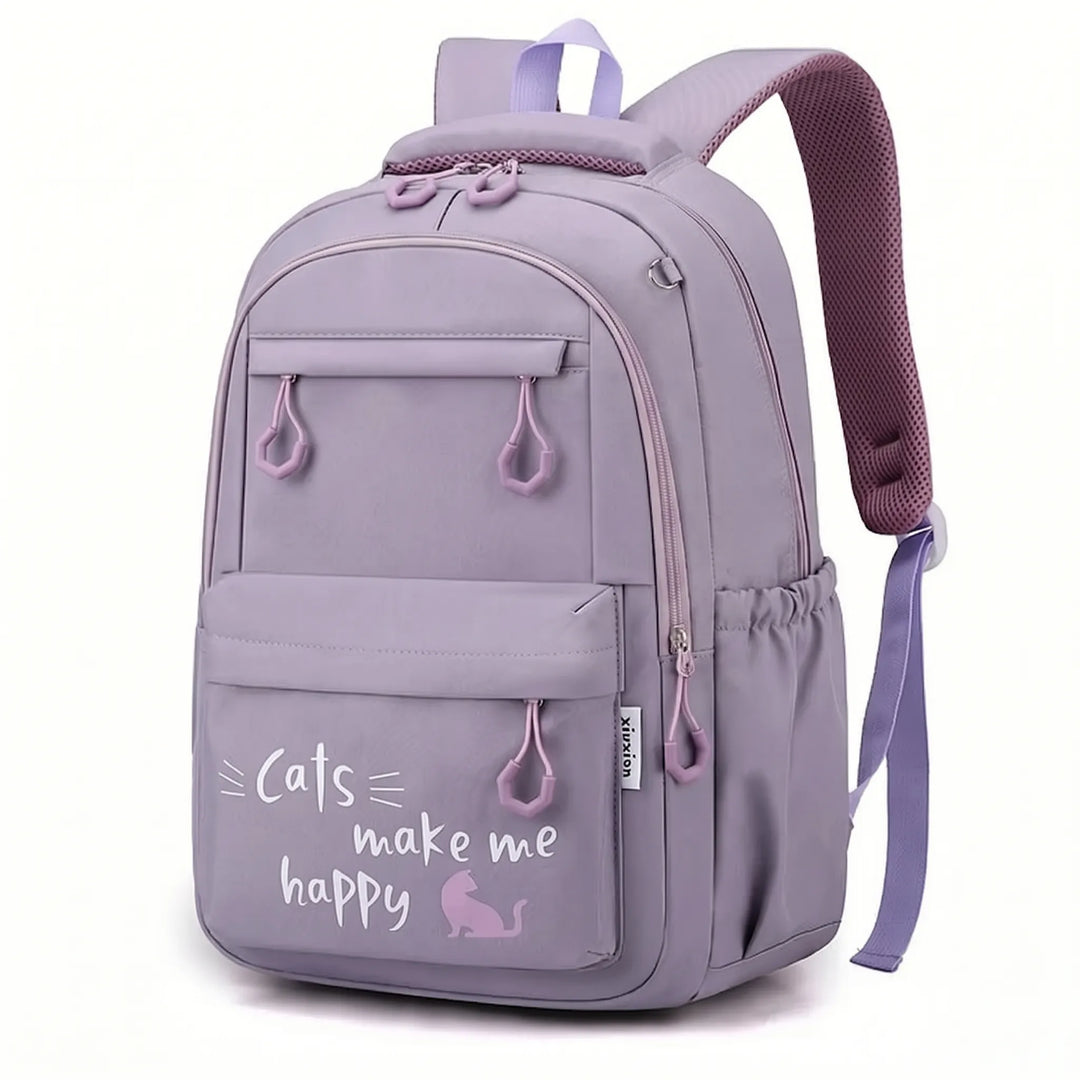 Multi-Compartment School Backpack - Zeloria