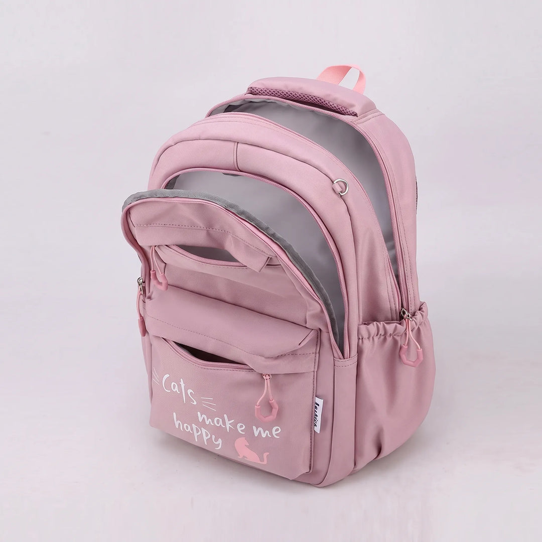 Multi-Compartment School Backpack - Zeloria