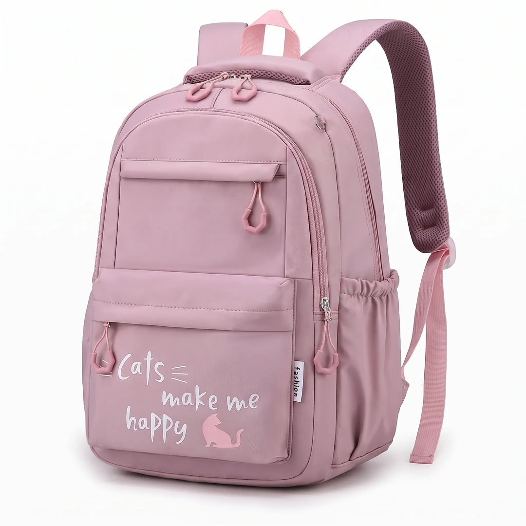 Multi-Compartment School Backpack - Zeloria