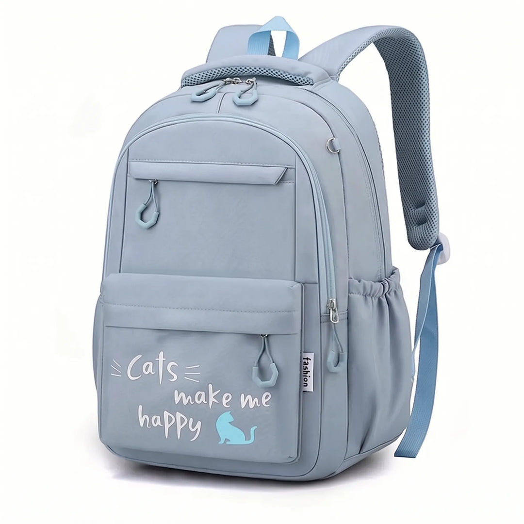 Multi-Compartment School Backpack - Zeloria