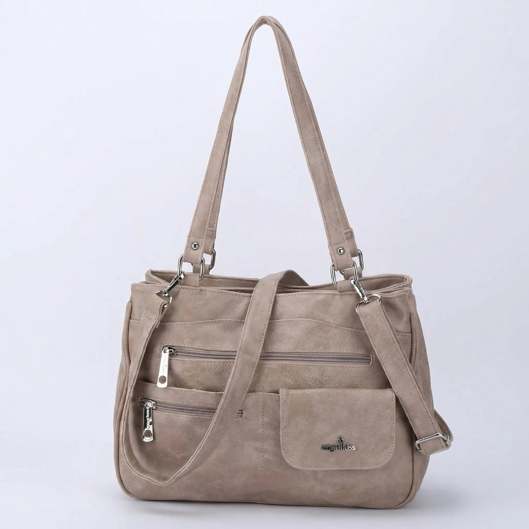 Multi-Pocket Casual Shoulder Bag - Vantira