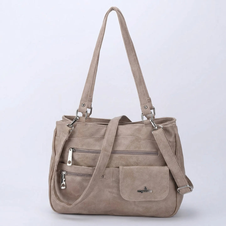 Multi-Pocket Casual Shoulder Bag - Vantira