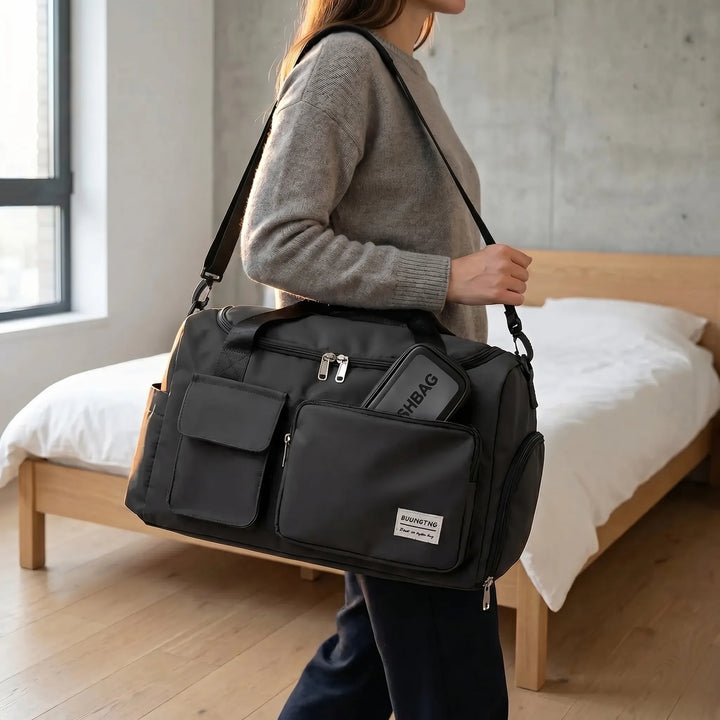 Multi-Pocket Duffel Bag - Oviara
