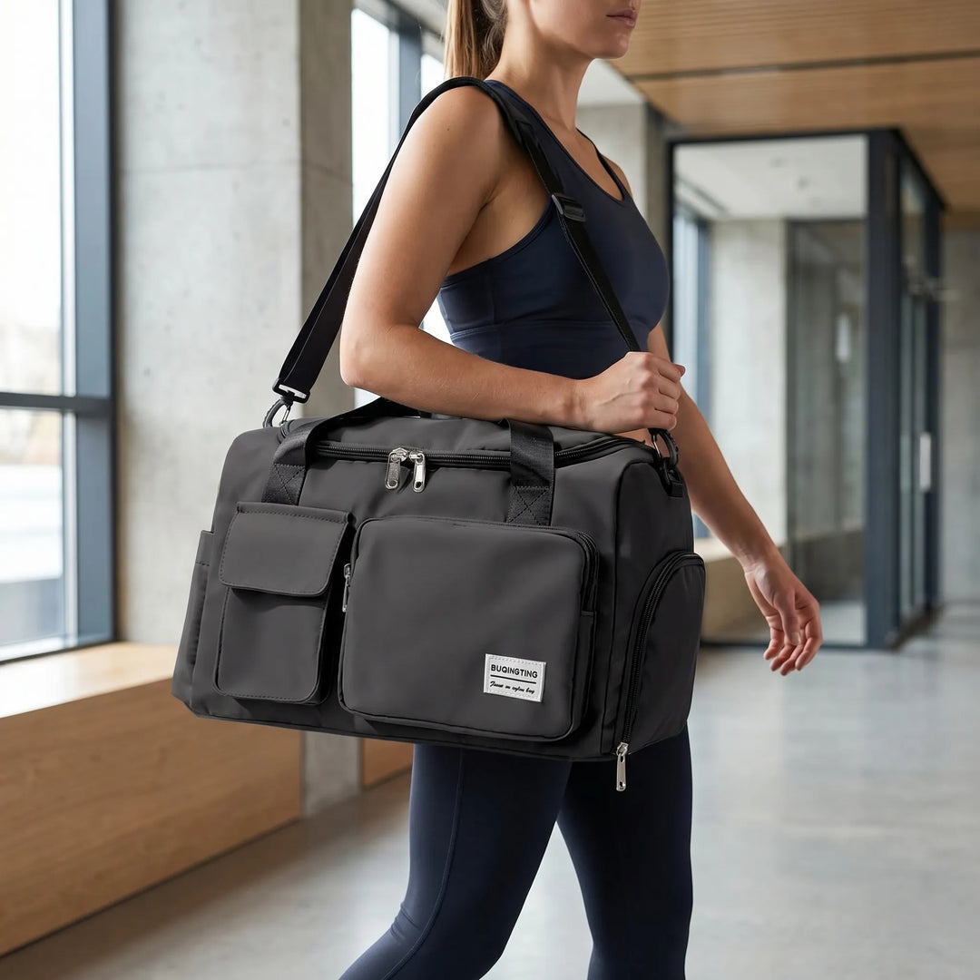 Multi-Pocket Duffel Bag - Oviara