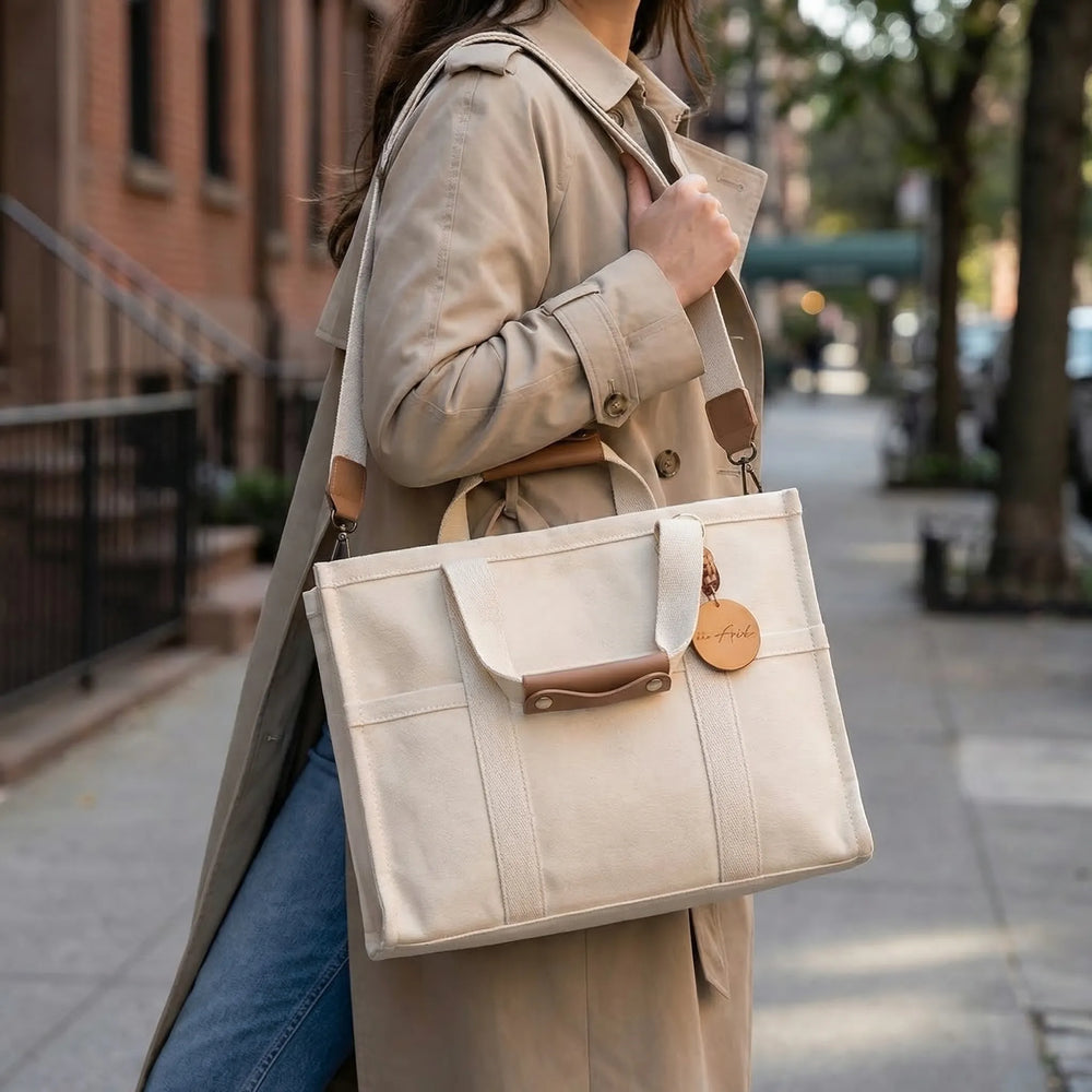 Multi-Pocket Everyday Tote Bag - Omnara