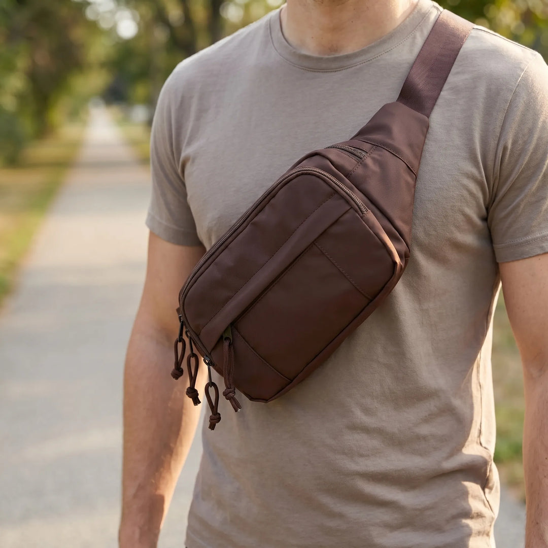 Multi-Compartment Waist And Crossbody Bag - Pockvault